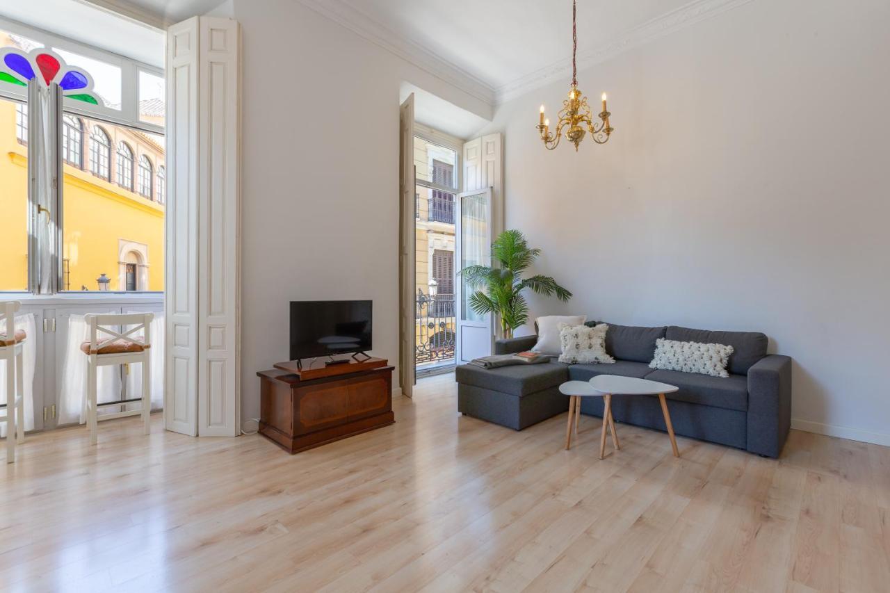 Luminoso Apartamento De Dos Habitaciones Con Vistas A Las Catedral Malaga Luaran gambar