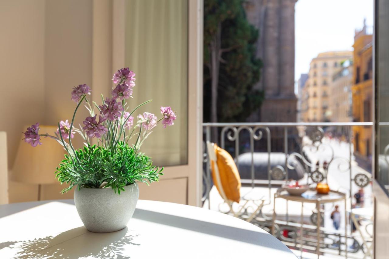 Luminoso Apartamento De Dos Habitaciones Con Vistas A Las Catedral Malaga Luaran gambar